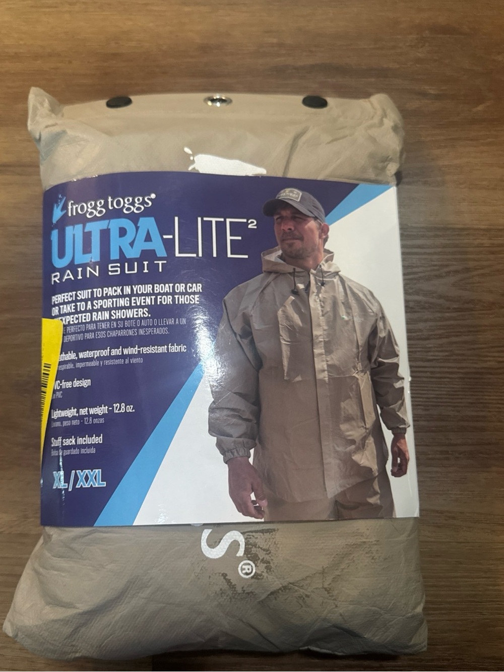 Frogg Toggs Ultra-Lite 2 UL12124-04 Rain Suit XL/XXL Khaki Waterproof Hooded